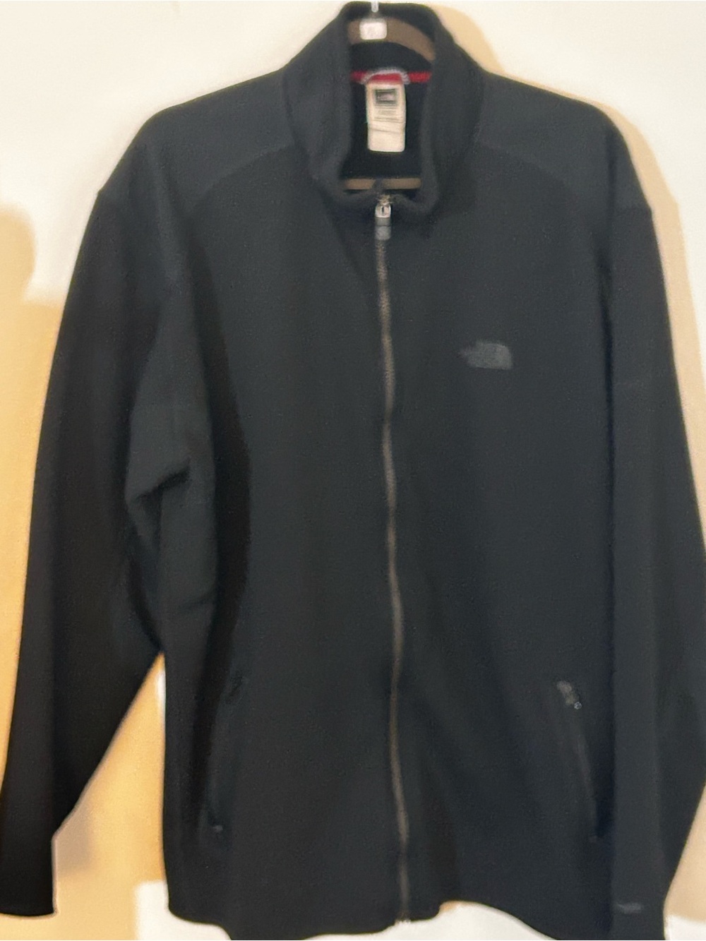 The North Face Men's TKA Stealth Full-Zip Fleece Jacket BLACK Sz 2X.